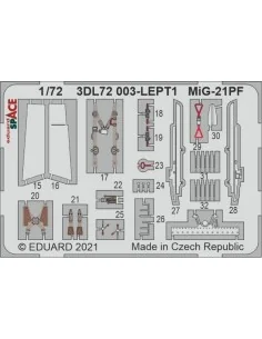 MiG-21PF SPACE 1/72 for EDUARD, 1/72 - Eduard Accessories 3DL72003 2