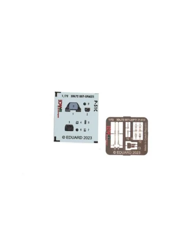 [NO_DESC] P-51C SPACE for ARMA HOBBY, 1/72 - Eduard Accessories 3DL...