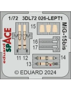 MiG-15bis SPACE, 1/72 - Eduard Accessories 3DL72026
