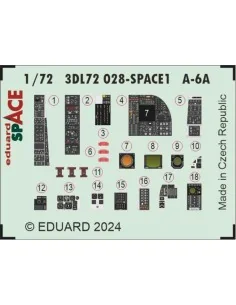 A-6A SPACE 1/72 TRUMPETER, 1/72 - Eduard Accessories 3DL72028