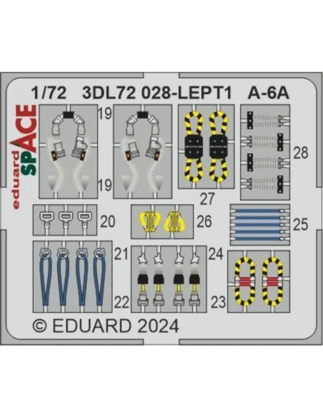 A-6A SPACE 1/72 TRUMPETER, 1/72 - Eduard Accessories 3DL72028