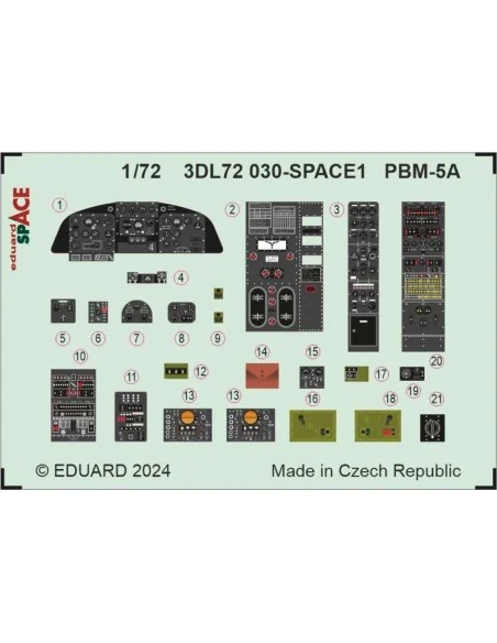 [NO_DESC] PBM-5A SPACE 1/72 ACADEMY, 1/72 - Eduard Accessories 3DL7...