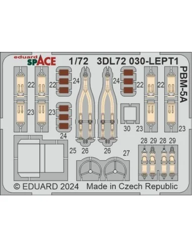 PBM-5A SPACE 1/72 ACADEMY, 1/72 - Eduard Accessories 3DL72030