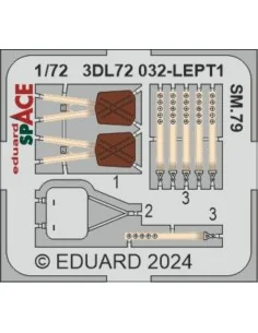 SM.79 SPACE ITALERI, 1/72 - Eduard Accessories 3DL72032