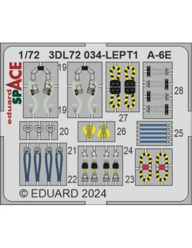 A-6E SPACE, 1/72 - Eduard Accessories 3DL72034