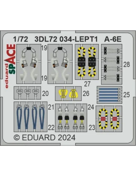 A-6E SPACE, 1/72 - Eduard Accessories 3DL72034