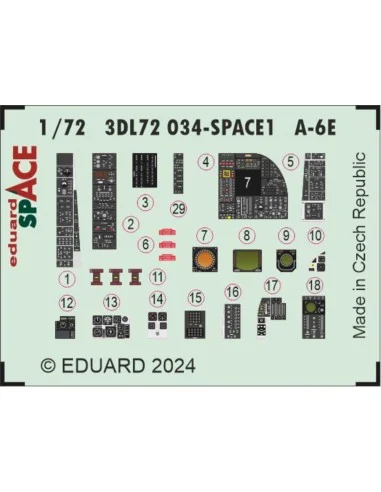 A-6E SPACE, 1/72 - Eduard Accessories 3DL72034