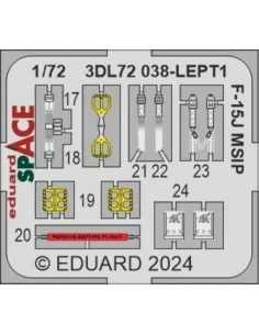 F-15J MSIP SPACE, 1/72 - Eduard Accessories 3DL72038