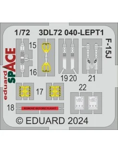 F-15J SPACE, 1/72 - Eduard Accessories 3DL72040