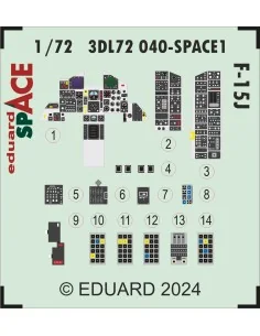F-15J SPACE, 1/72 - Eduard Accessories 3DL72040 2