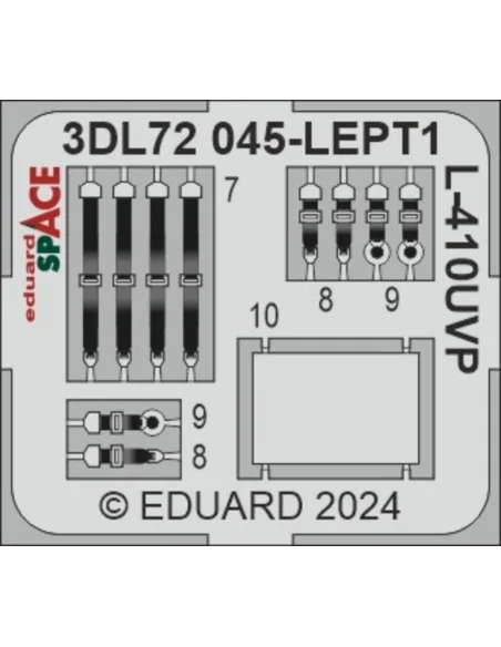[NO_DESC] L-410UVP SPACE EDUARD, 1/72 - Eduard Accessories 3DL72045