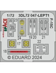 F-15C SPACE, 1/72 - Eduard Accessories 3DL72047