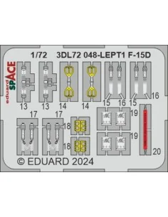 F-15D SPACE, 1/72 - Eduard Accessories 3DL72048