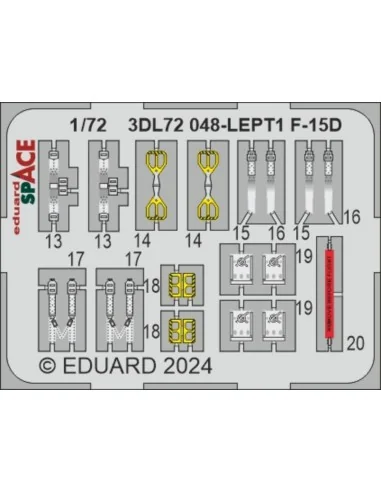 [NO_DESC] F-15D SPACE, 1/72 - Eduard Accessories 3DL72048