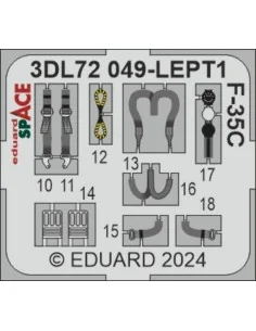 [NO_DESC] F-35C SPACE, 1/72 - Eduard Accessories 3DL72049