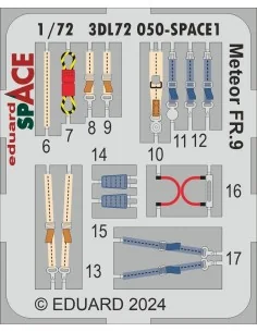 [NO_DESC] Meteor FR.9 SPACE AIRFIX, 1/72 - Eduard Accessories 3DL72050