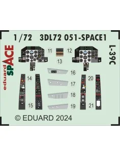 L-39C SPACE EDUARD, 1/72 - Eduard Accessories 3DL72051 2
