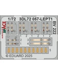 BV 222 SPACE REVELL, 1/72 - Eduard Accessories 3DL72057