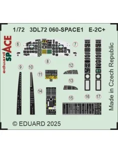 E-2C+ SPACE HELLER, 1/72 - Eduard Accessories 3DL72060 2