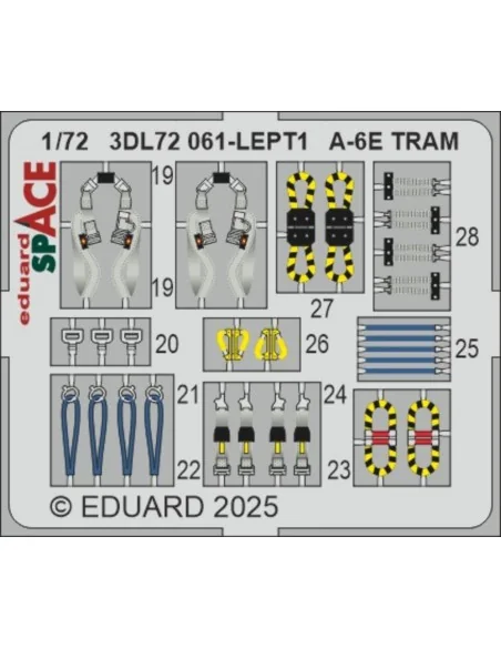 [NO_DESC] A-6E TRAM SPACE TRUMPETER, 1/72 - Eduard Accessories 3DL7...