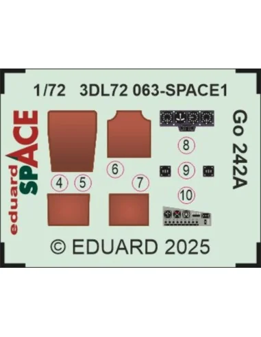 [NO_DESC] Go 242A SPACE IBG, 1/72 - Eduard Accessories 3DL72063
