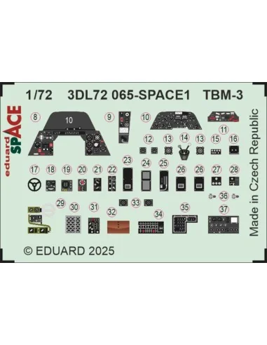[NO_DESC] TBM-3 SPACE HOBBY BOSS, 1/48 - Eduard Accessories 3DL72065