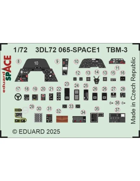 [NO_DESC] TBM-3 SPACE HOBBY BOSS, 1/48 - Eduard Accessories 3DL72065