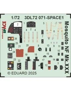 [NO_DESC] Mosquito NF Mk.XXX SPACE 1/72 for Special Hobby, 1/72 - E...