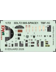 TBF-1C SPACE for Hobby Boss, 1/72 - Eduard Accessories 3DL72085