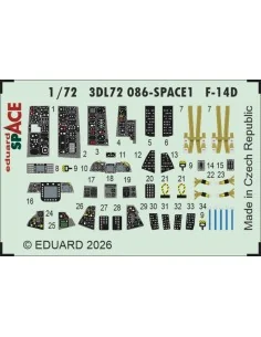F-14D SPACE for Tamiya, 1/72 - Eduard Accessories 3DL72086