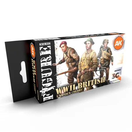 WWII BRITISH UNIFORM COLORS 3G - AK Interactive AK11636
