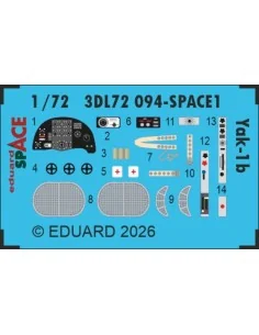 [NO_DESC] Yak-1b SPACE for Arma Hobby, 1/72 - Eduard Accessories 3D...