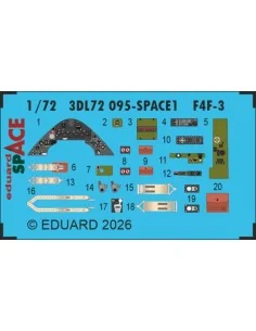F4F-3 SPACE for Arma Hobby, 1/72 - Eduard Accessories 3DL72095