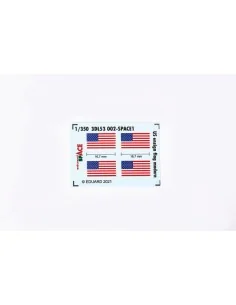 US ensign flag modern SPACE, 1/350 - Eduard Accessories 3DL53002