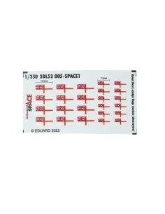 Royal Navy ensign flags (cruiser/destroyers) SPACE, 1/350 - Eduard ...
