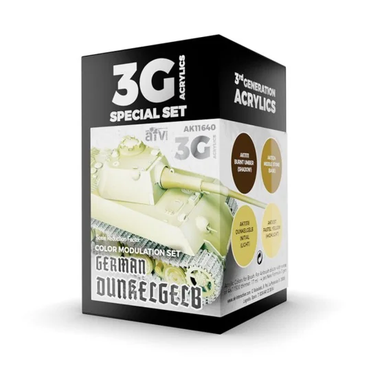 MODULATION GERMAN DUNKELGELB 3G - AK Interactive AK11640 MODULATION GERMAN DUNKELGELB 3G - AK Interactive AK11640