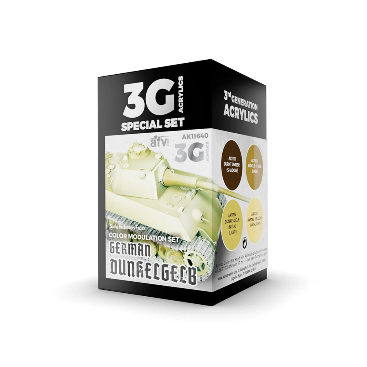 MODULATION GERMAN DUNKELGELB 3G - AK Interactive AK11640