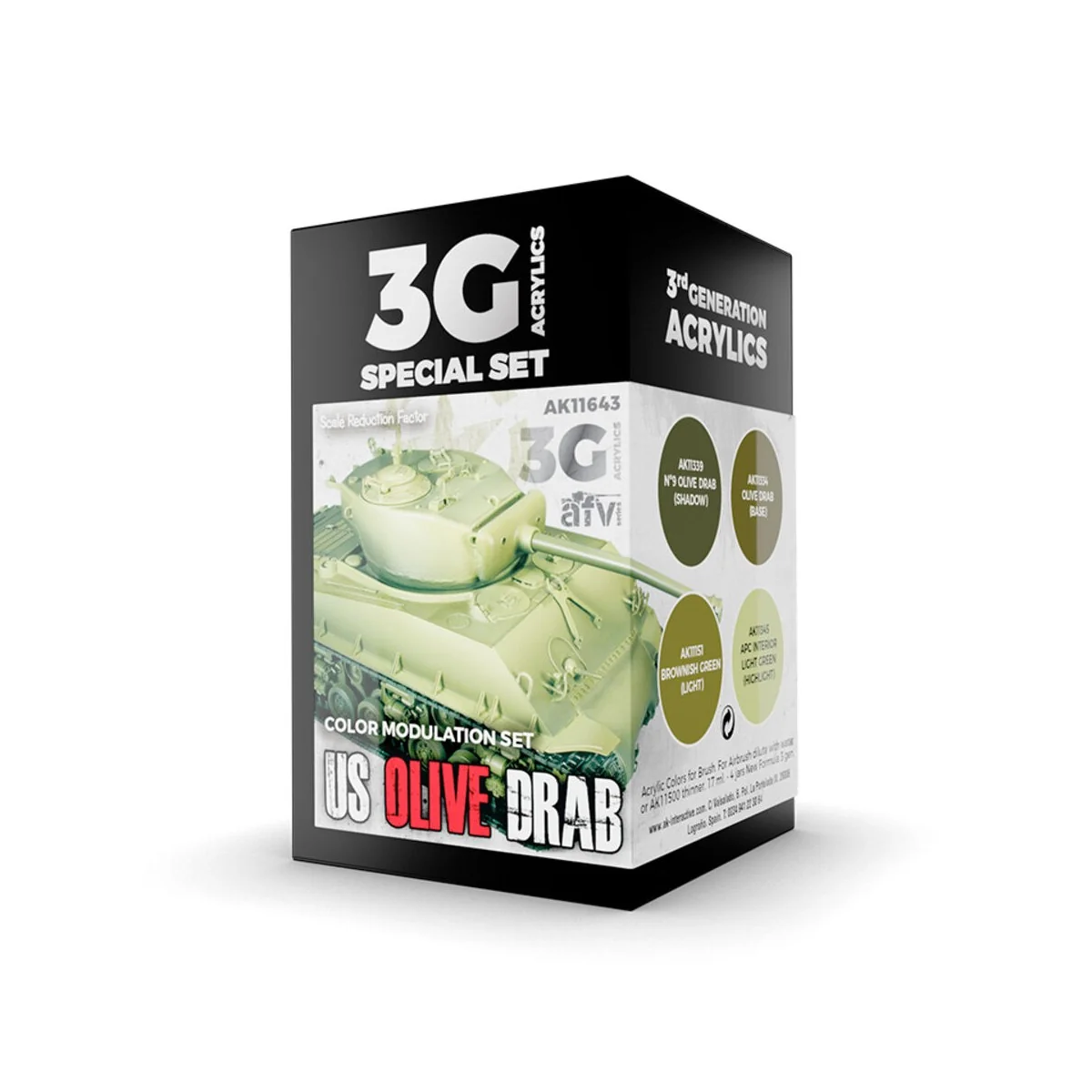 MODULATION US OLIVE DRAB 3G - AK Interactive AK11643