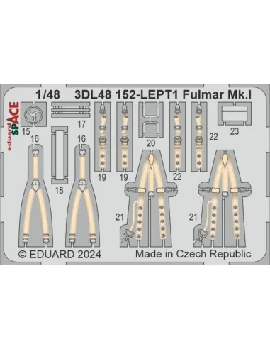 [NO_DESC] Fulmar Mk.I SPACE, 1/48 - Eduard Accessories 3DL48152