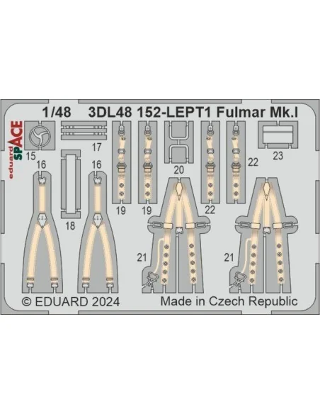 [NO_DESC] Fulmar Mk.I SPACE, 1/48 - Eduard Accessories 3DL48152