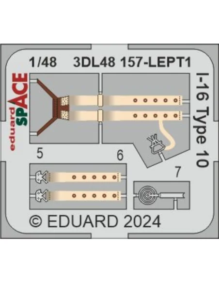 [NO_DESC] I-16 Type 10 SPACE 1/48 EDUARD, 1/48 - Eduard Accessories...