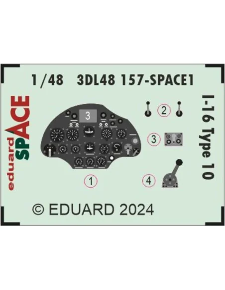 [NO_DESC] I-16 Type 10 SPACE 1/48 EDUARD, 1/48 - Eduard Accessories...