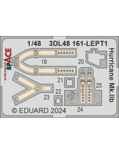Hurricane Mk.IIb SPACE 1/48 ARMA HOBBY, 1/48 - Eduard Accessories 3...