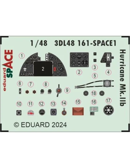 [NO_DESC] Hurricane Mk.IIb SPACE 1/48 ARMA HOBBY, 1/48 - Eduard Acc...