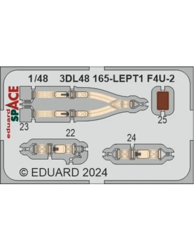 F4U-2 SPACE 1/48 MAGIC FACTORY, 1/48 - Eduard Accessories 3DL48165