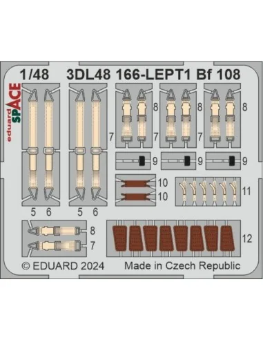 Bf 108 SPACE 1(48 EDUARD, 1/48 - Eduard Accessories 3DL48166