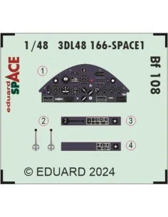 Bf 108 SPACE 1(48 EDUARD, 1/48 - Eduard Accessories 3DL48166 2