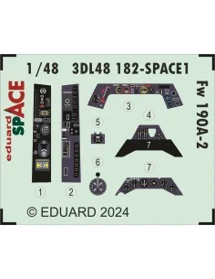 Fw 190A-2 SPACE EDUARD, 1/48 - Eduard Accessories 3DL48182 2