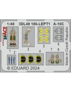 A-10C SPACE, 1/48 - Eduard Accessories 3DL48186