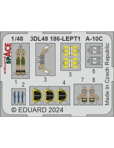 A-10C SPACE, 1/48 - Eduard Accessories 3DL48186